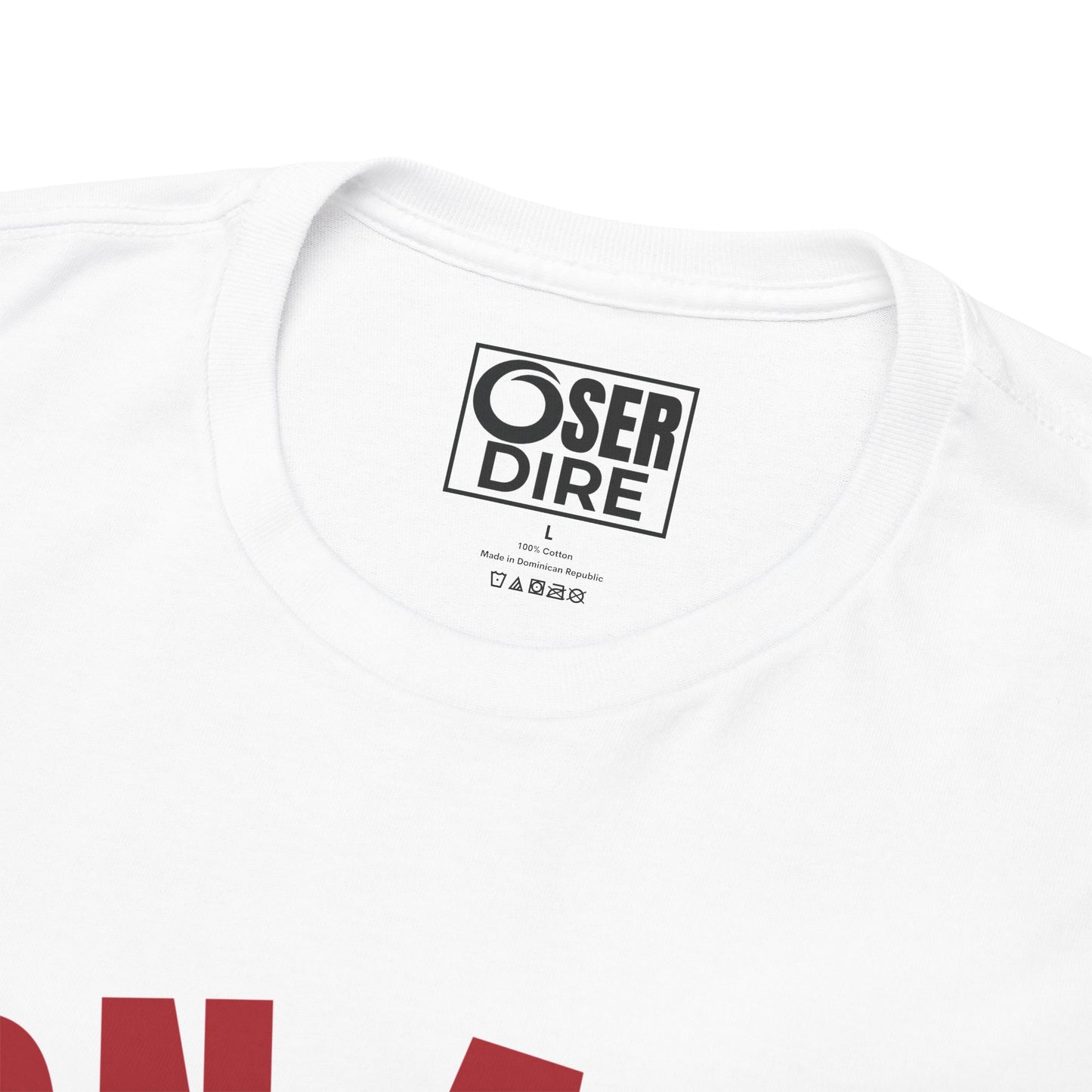 T-shirt Blanc "Ton avis je m'en carre l'oignon"
